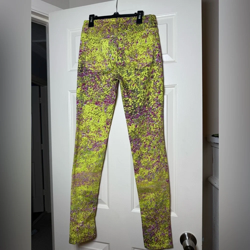 Joe's 'The Skinny' Neon Floral Stretch Denim Jeans